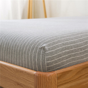 j6da尺寸针织棉床笠单件1.35全棉150x190天竺棉135x200x220cm