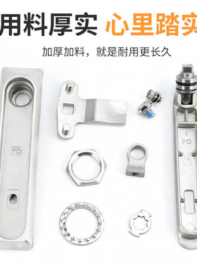 热销促越ms834-g不锈钢平面锁户外机箱机柜门锁304不锈钢电挂锁带