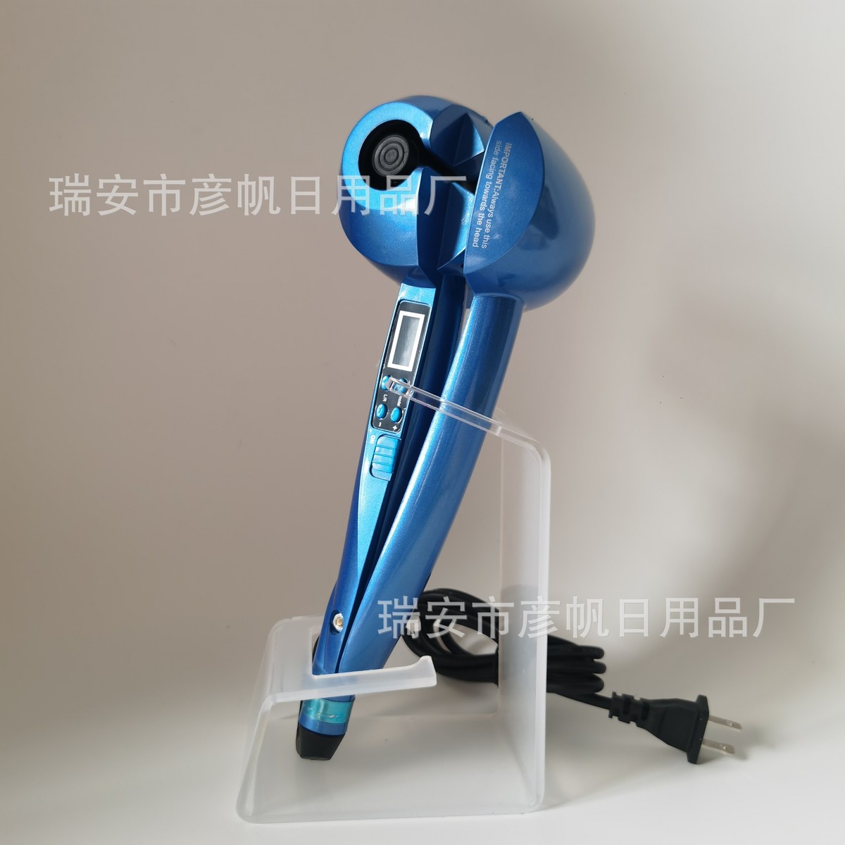 液晶全自动卷发器蜗牛LCD温度显示卷发器电动拳头卷发神器