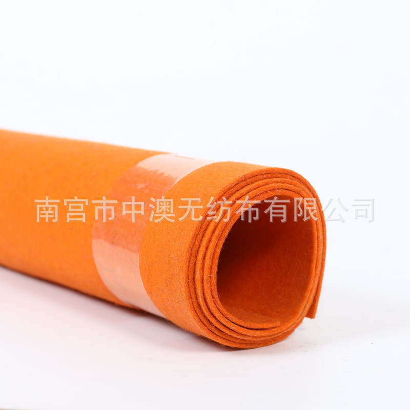 批发彩色纯羊毛毡染色羊毛毡布包包服装面料皮革拼接彩色毛毡鞋子