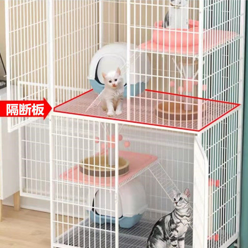 猫笼家用猫别墅超大猫舍猫咪笼子室内带厕所大号宠物猫窝房子批发