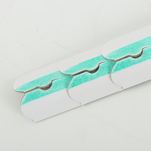 洗衣店衣架专用纸裤条 绿纸卡防止折痕胶干洗店专用衣架裤纸卡