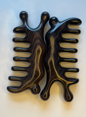 大经络按摩梳光面蜗牛宽齿梳子头皮刮痧男女通用穴位梳子舒缓疲劳