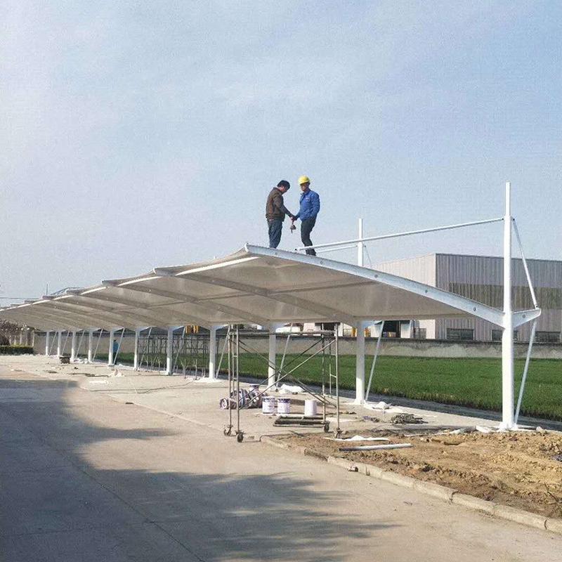 遮阳棚膜结构私家车停车雨棚汽车雨蓬户外小轿车直供遮雨遮风