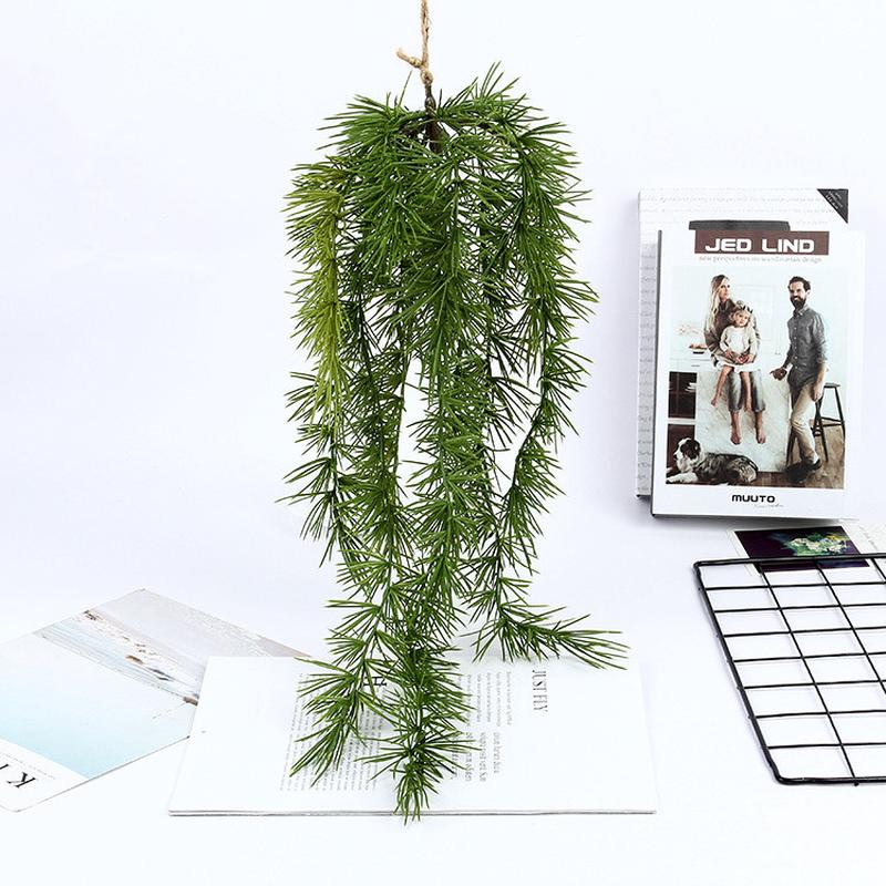 仿真植物垂吊仿真绿植壁挂壁挂植物吊篮吊兰藤蔓藤条假植物批发