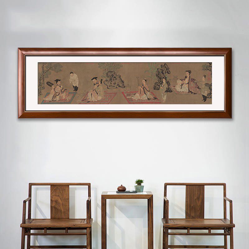 s228书法字画空白框办公室挂墙客厅装裱国画装饰实木画框挂画相框