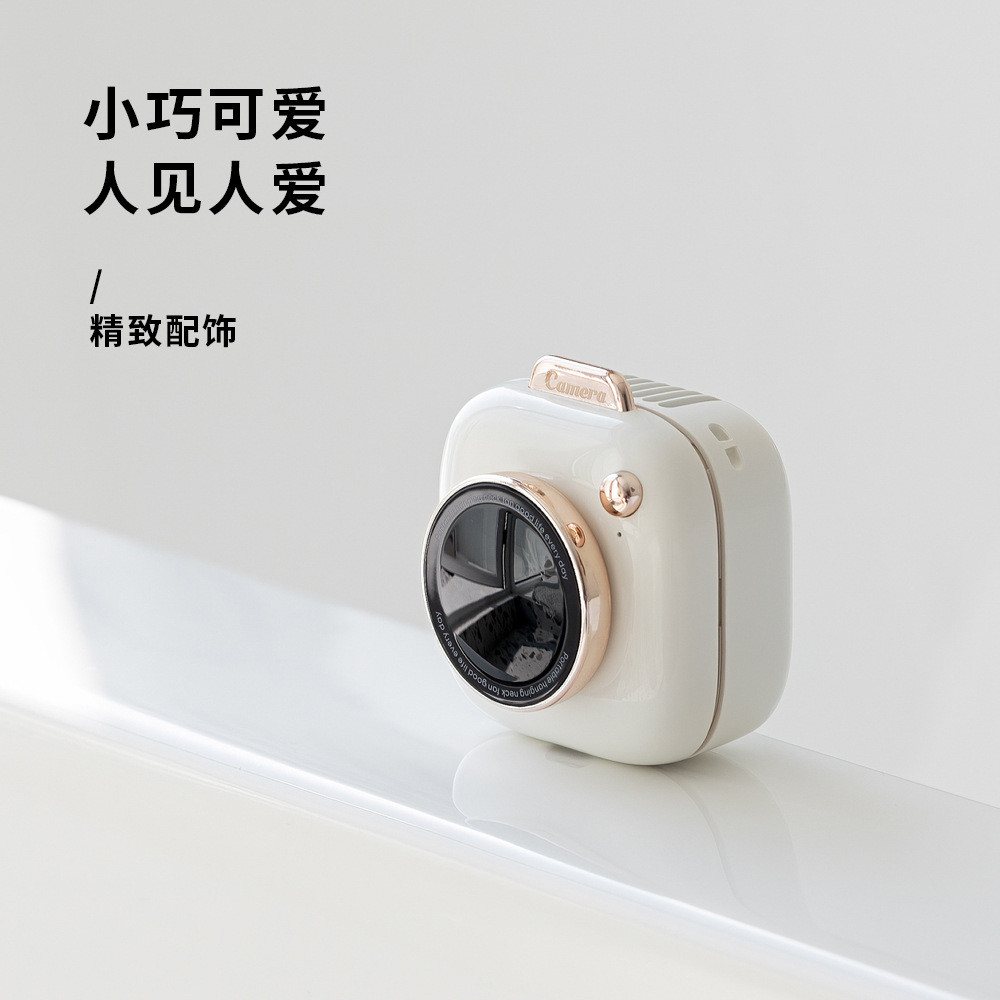 挂脖小风扇迷你随身usb充电学生可爱静音大风力小型相机电风扇