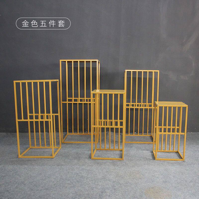 圆柱道具新款铁艺婚庆甜品桌圆筒甜品台签到区生日派对展示摆件