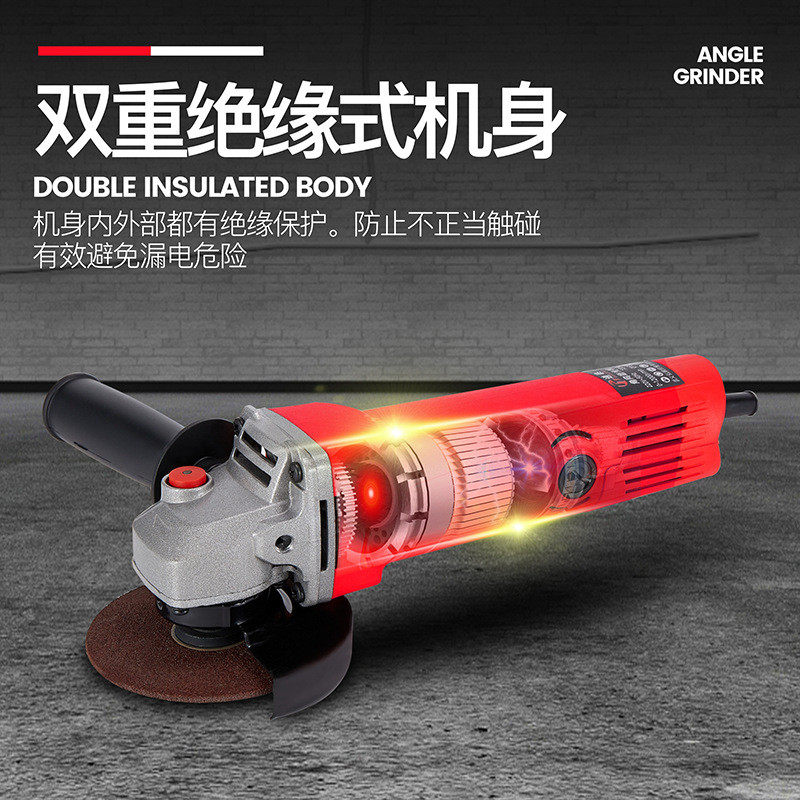 墙面切割片石英石开孔器电动角磨机开关扳手压板家用 角向磨光机