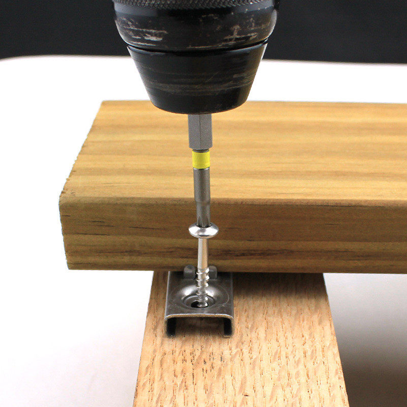 美固隐藏式专用地板用防锈连接件户外景观防腐木墙壁安装露台卡扣