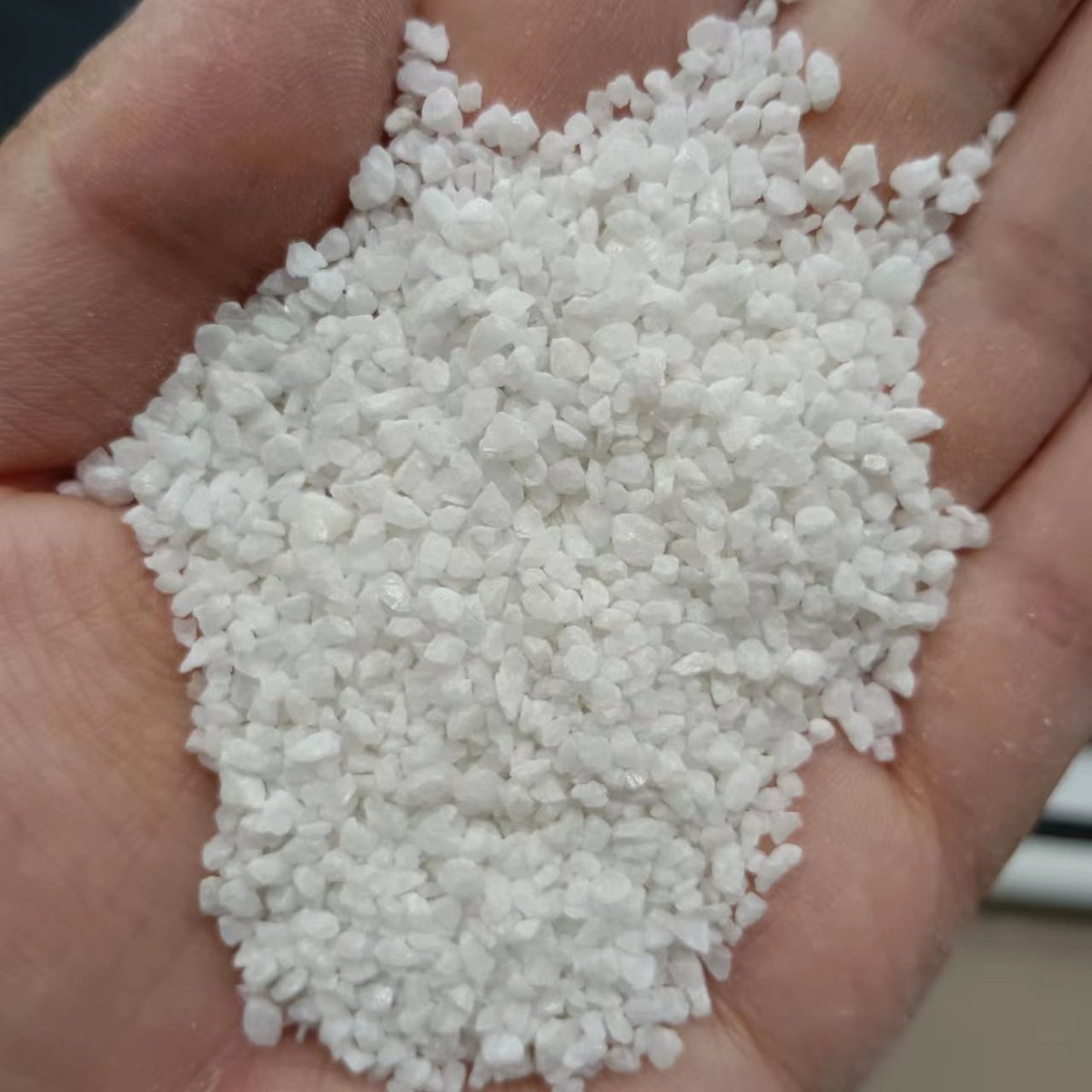 高尔夫球场供应白沙子纯白石英砂厂家枯山水造景用雪花白砂子