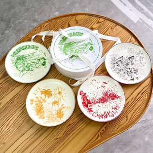 骨瓷盘子家用餐具牛排盘陶瓷西餐盘套装 欧式 喜庆宴会摆盘代发