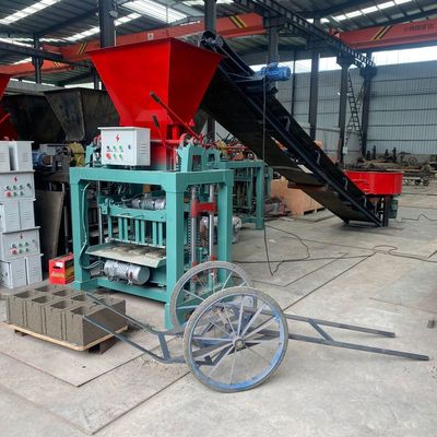热销万钧砖混凝土小型机制砖整套设备料斗空心砖半自动免烧砌块成