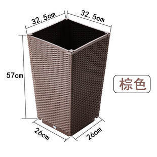 轻奢客厅书房花箱 室内花盆家用大号种植箱花槽阳台长方形简约时尚