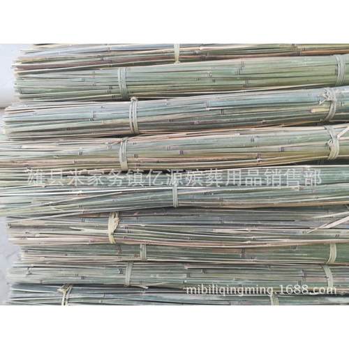 亿源殡葬竹片花圈材料用品竹竿竹芯伞架厂家批发