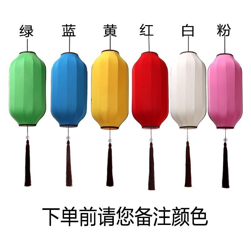 中式复古灯笼手绘红彩色布艺餐厅古城镇景区户外创意装饰冬瓜吊灯