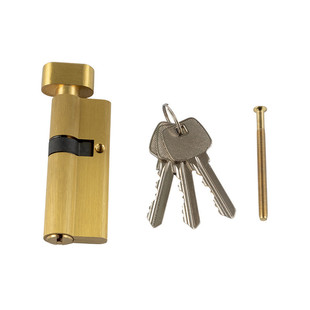 单开偏心砂光封油批发锁芯纯铜门把锁木门锁具配件智能锁配件