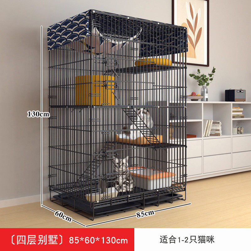 猫咪笼子猫家用室内别墅占地厕一体超大自由空间屋舍不窝批发