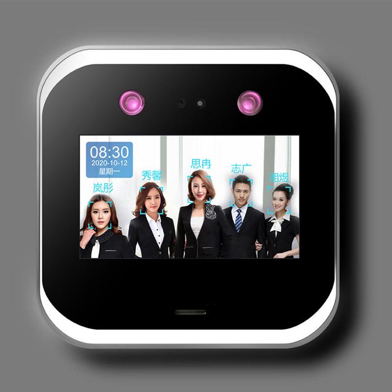 ds2门人脸识别考勤门禁一体机人行通道速通门小区广告动态闸机头