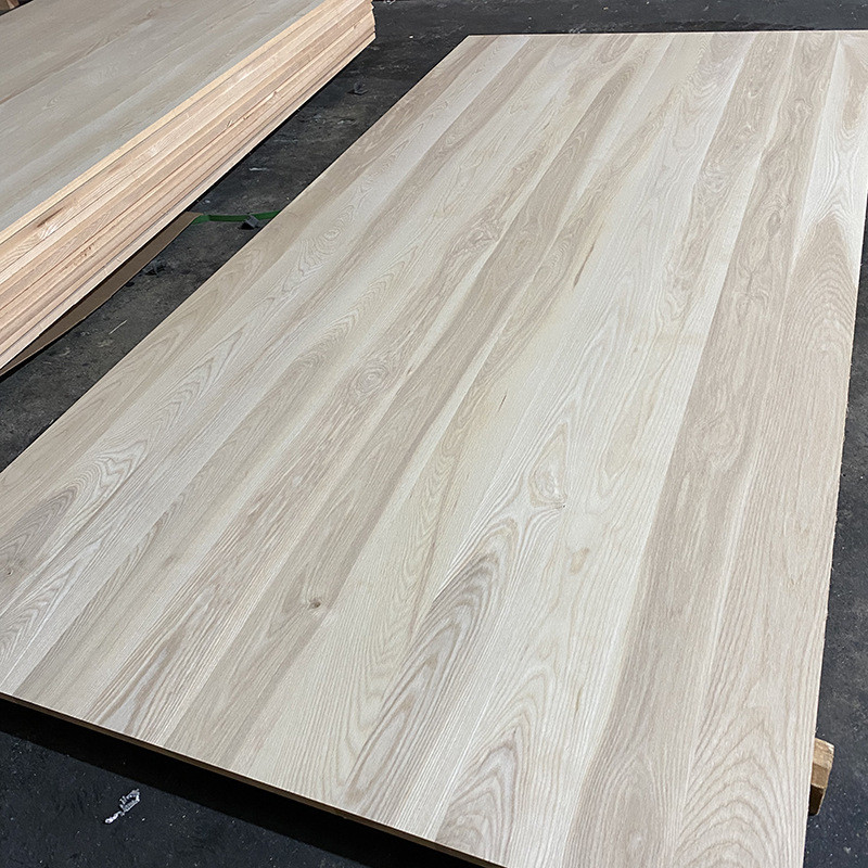 厂家供应白蜡板拼板实木水曲柳实木家具柜体背板门芯直课桌木板