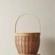 北欧ins新款 柳编编织摄影道具野餐篮手提收纳筐野餐道具保温