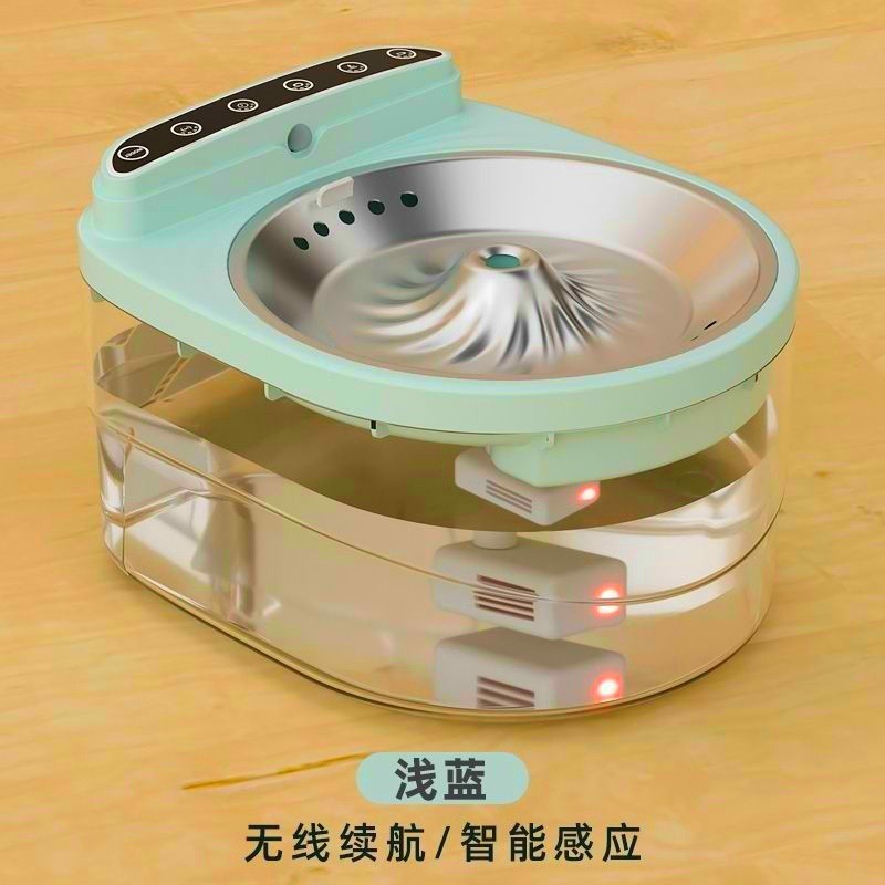 猫咪智能不锈钢饮水机无线自动循环可充电静音喝水器活水猫饮水器