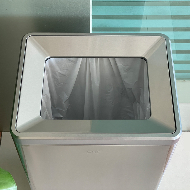 btv4南方不锈钢垃圾桶商用50l大容量酒店商场公司走廊大号直投无