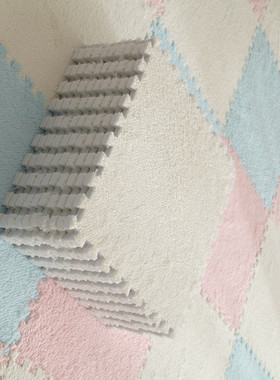 7yx批发床边阳台飘窗卧室满铺可爱少女客厅家用大红拼接地毯泡沫