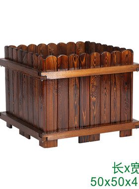 新款多肉框圆头花盆创意简约盆栽种植花卉绿植观赏外杉木花盆容器