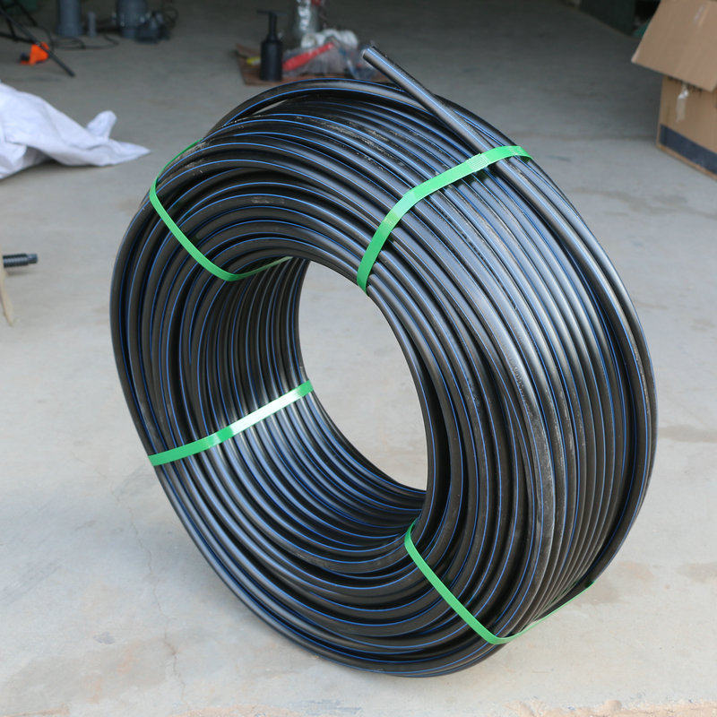 批发黑色pe穿线管20-110pe电线护套管盘管pe通信穿线管子