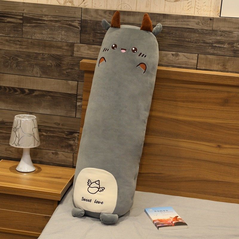 0fe9垫长条抱枕女生睡觉夹腿床上陪睡床头可拆洗靠枕背动物男生款