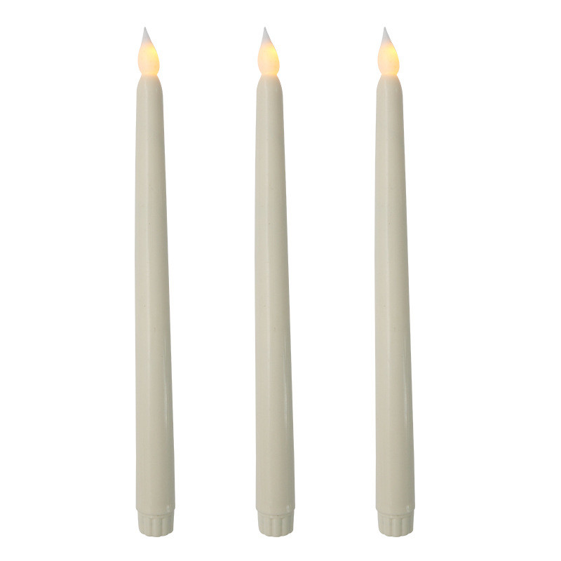 长杆蜡细头生日蜡烛led布置圣诞气氛蜡烛用品电子蜡烛灯杆蜡