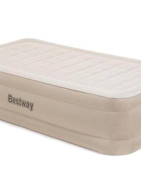 bestway69048单人双层布面充气床欧规家用加厚泵内置双人气垫床