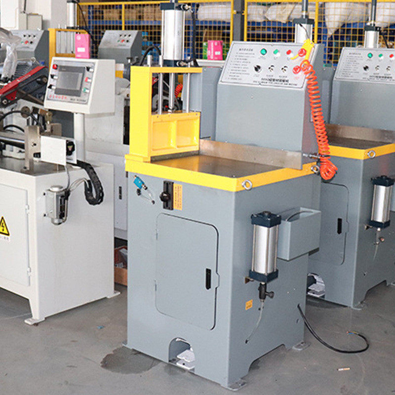 【半自动铝切机】全自动气动送料铝型材切机铝机455金属铝材铝切