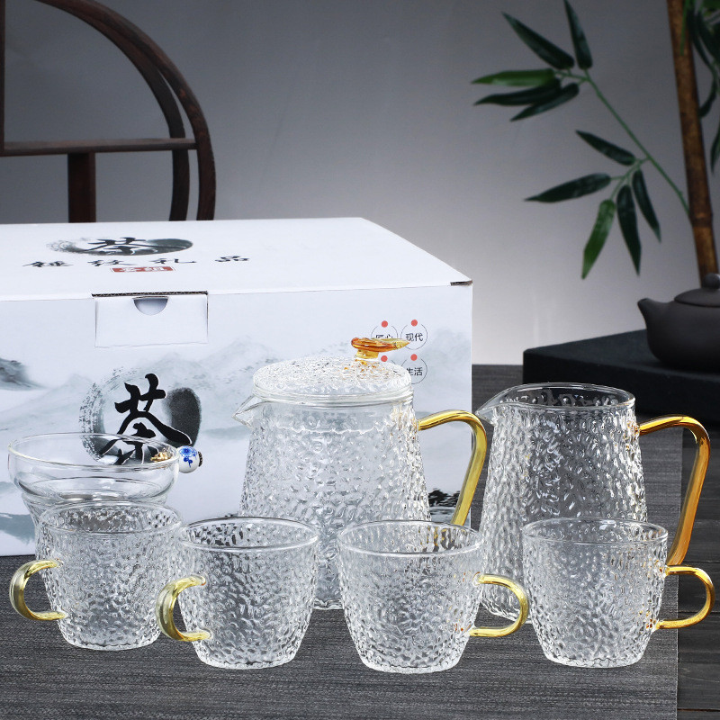 耐热玻璃茶壶泡茶器泡茶壶煮茶壶套装旅行便携茶具套装