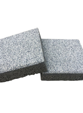 厂家批发海绵透水砖人行道透水砖仿石材pc城市荔枝面8公分红色砖