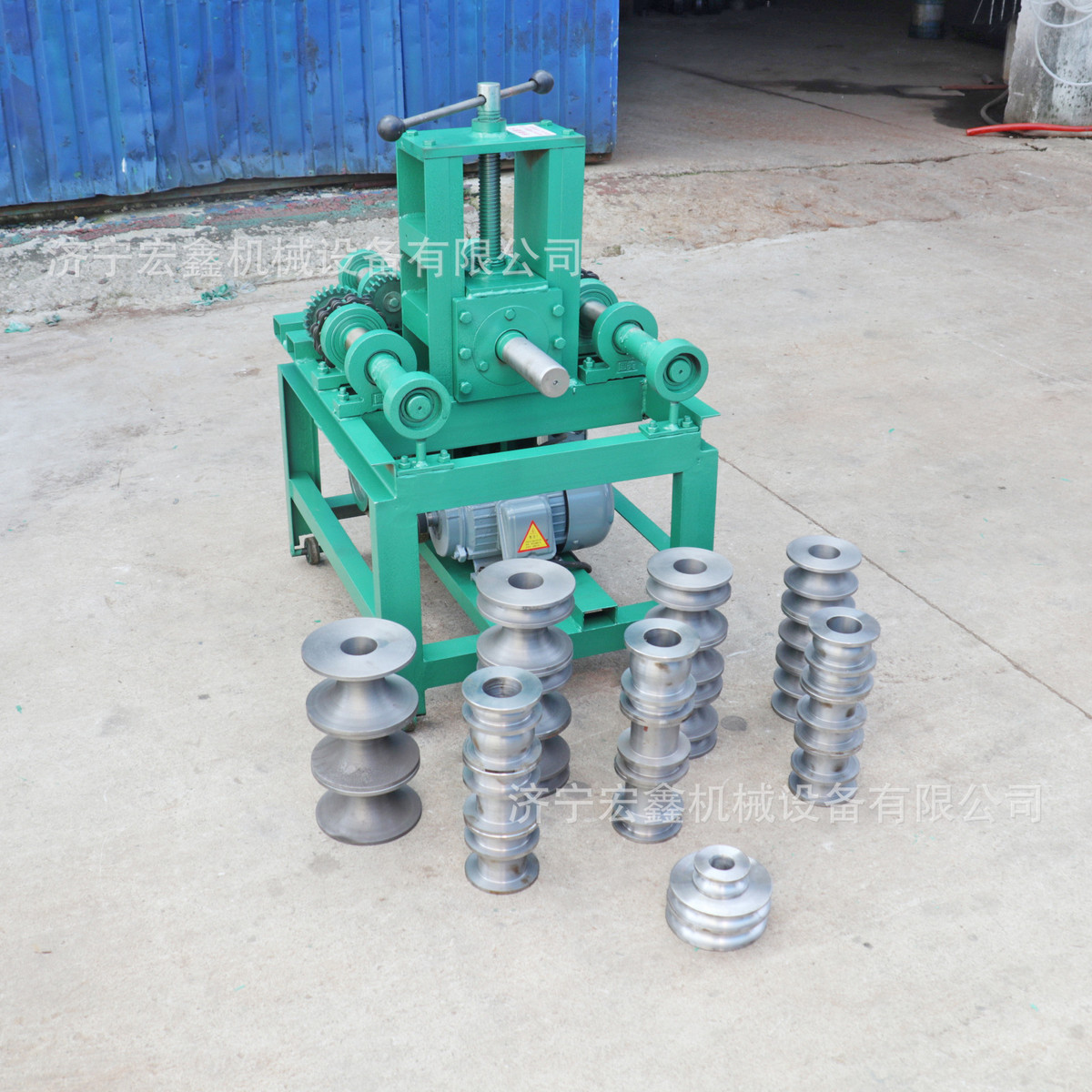 热销76型立式电动弯管机大棚弧形圆管方管折弯机多功能不锈钢管