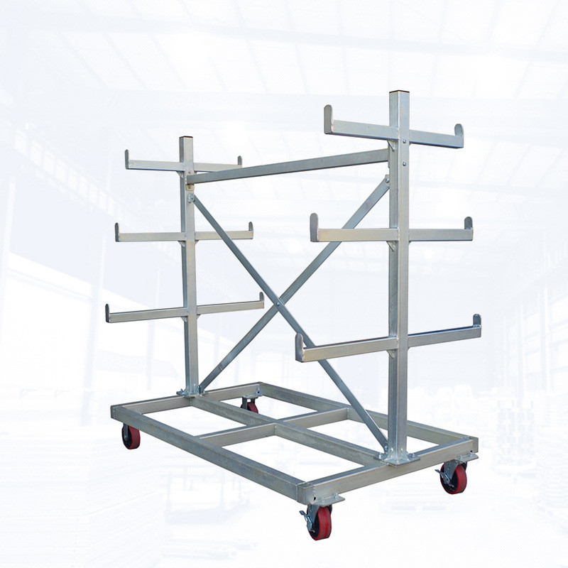 热销双面悬臂式货架建材放置架工业仓库管材钢管木板轻型货架五金