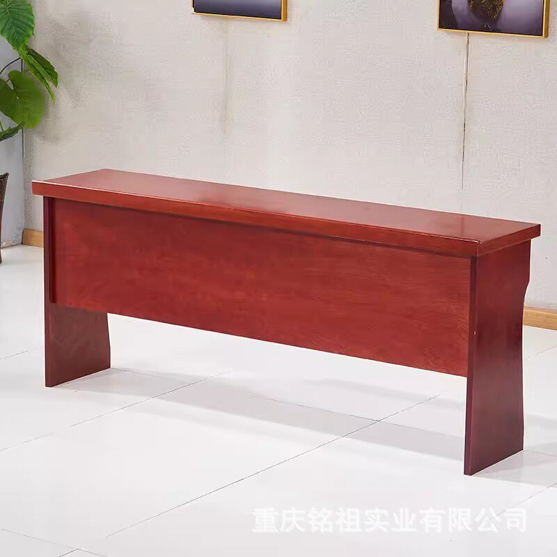 会议室桌椅组合长条桌小型实木条形会议桌双人会议条形桌培训桌椅