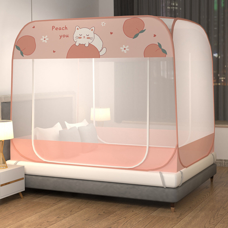 蚊帐顶支架家用方无需1.8m双人床免安装折叠式蒙古包宿舍单人1.5m