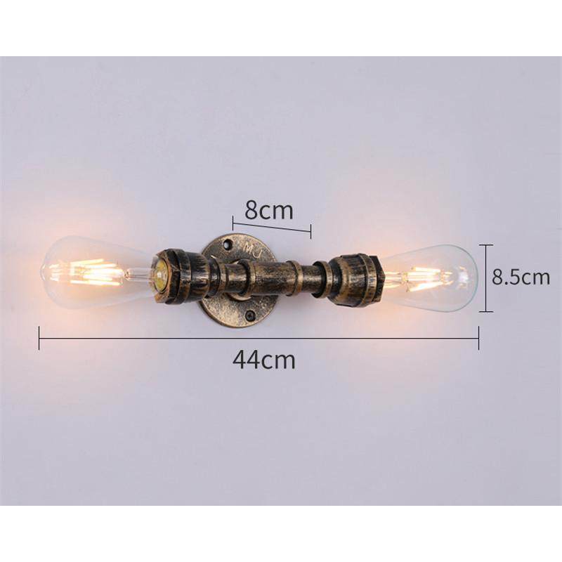 美式水管复古壁灯创意工业风餐厅饭店吧台咖啡店走廊店铺怀旧壁灯,家装灯饰光源,壁灯,淘宝优惠券,粉丝福利购,淘宝优惠卷