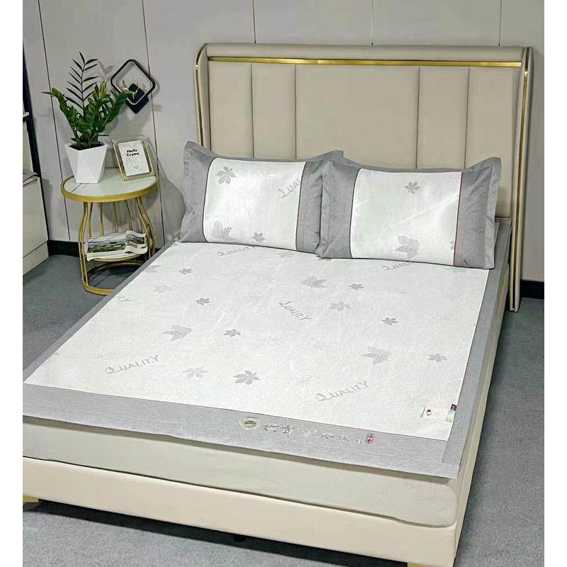 厂家直销冰丝席空调夏季可机洗凉席席子床笠款学生宿舍单双人夏天