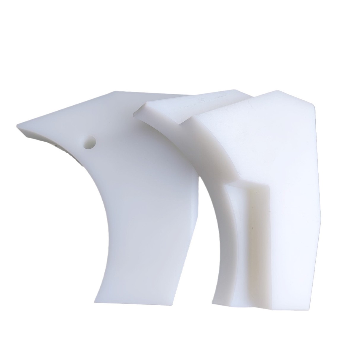 鸿燃精工白色pe水箱打孔pe板加工超高分子聚乙烯塑料板隔垫板定制