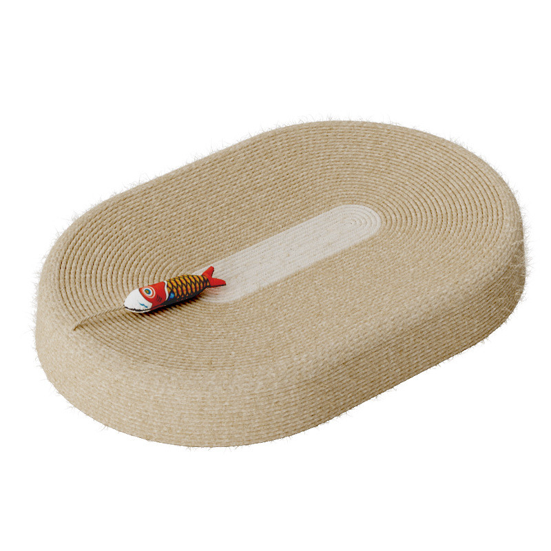 剑麻猫抓板耐磨不掉屑耐抓麻绳猫窝一体猫爪盘盆大号爪磨猫咪