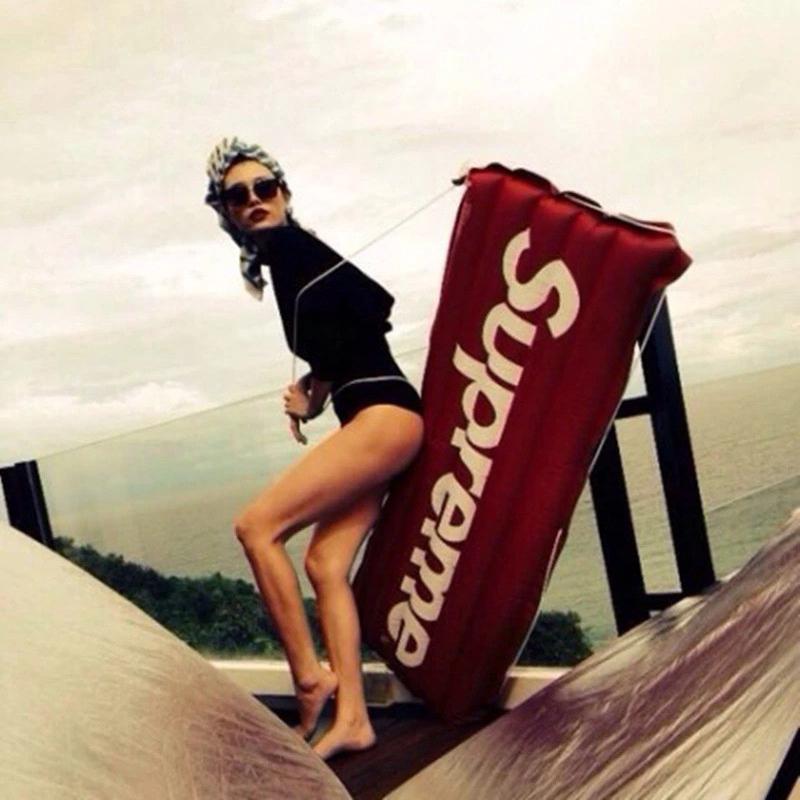 厂家游泳圈大人超大泳圈网红创意加厚大号排水上充气救生圈浮成人