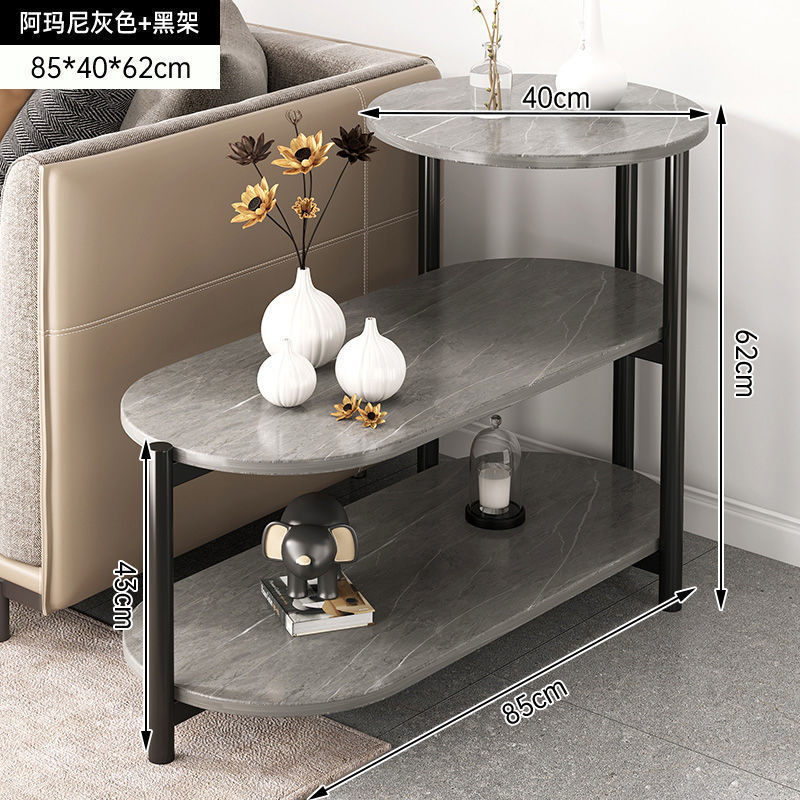 轻奢沙发边几侧边柜简易客厅小户型茶几桌子床头铁艺卧室置物架子