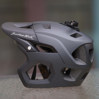 SCOHIROWORK山地车DH速降BMX超轻AM越野穿越越野盔全盔骑行头盔