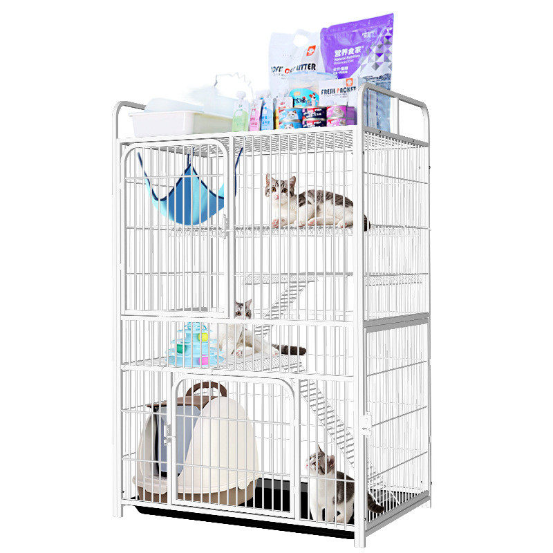 猫笼子猫别墅三层四层厂家直销猫咪用品宠物笼子猫笼