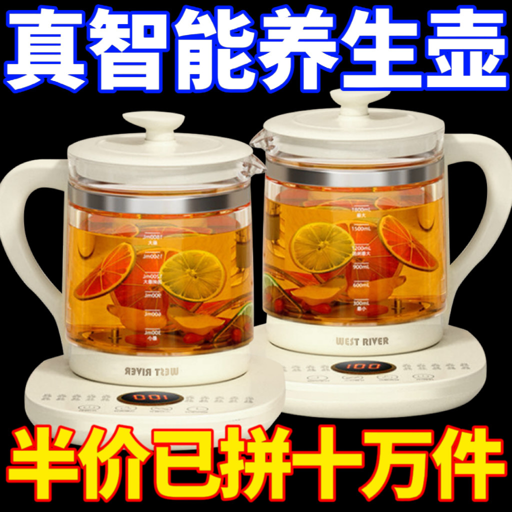 德国养生壶家用多功能电热烧水壶花茶壶办公室煮茶器小型新款特价