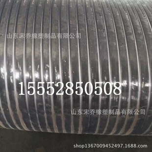 pvc透明钢丝增强软管透明钢丝透明油管32mm-300mm防静电钢丝管